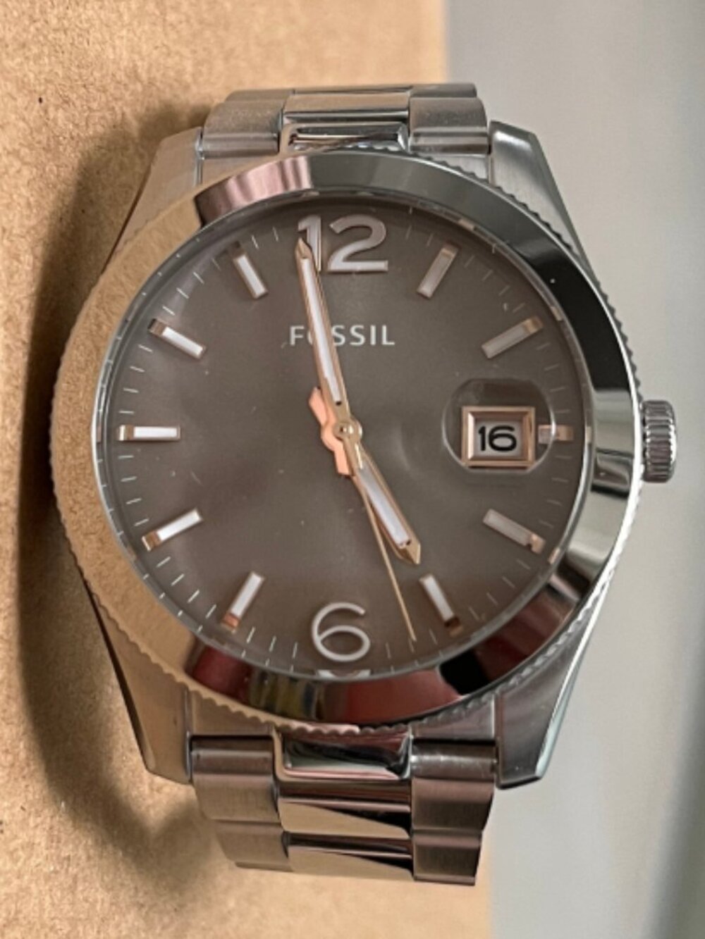 Silver Fossil Stainless Steel Watch